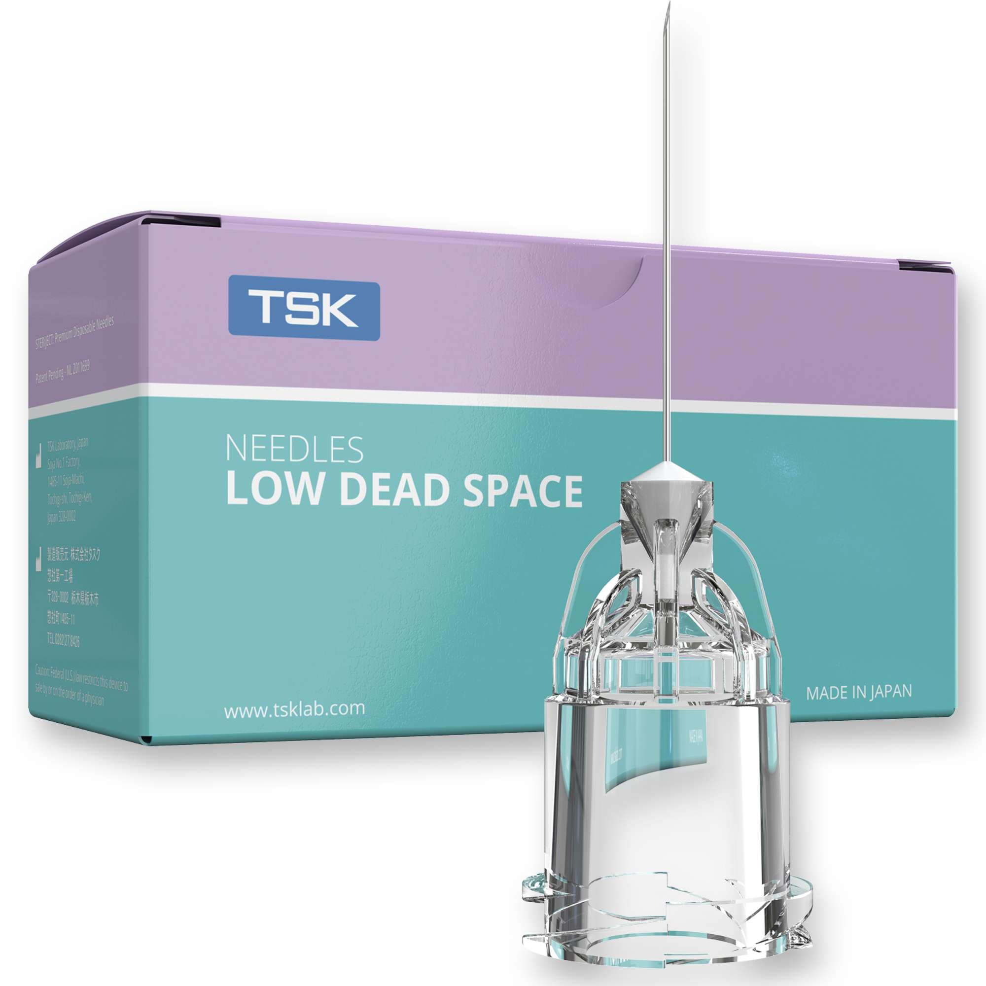 AirTite TSK Low Dead Space and Invisible Hypodermic Needle, 33 G - Box of 100 - Image 1