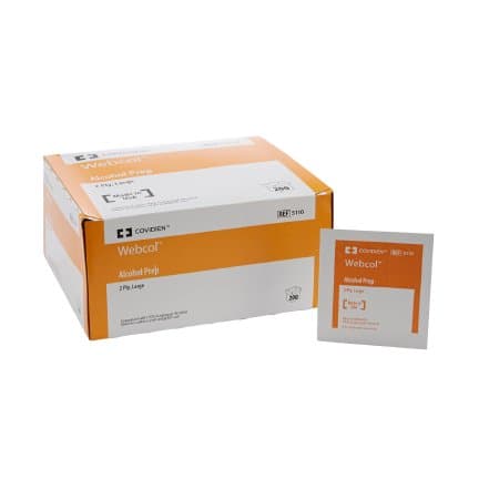 Webcol 2 Ply Alcohol Prep Pad - Image 1