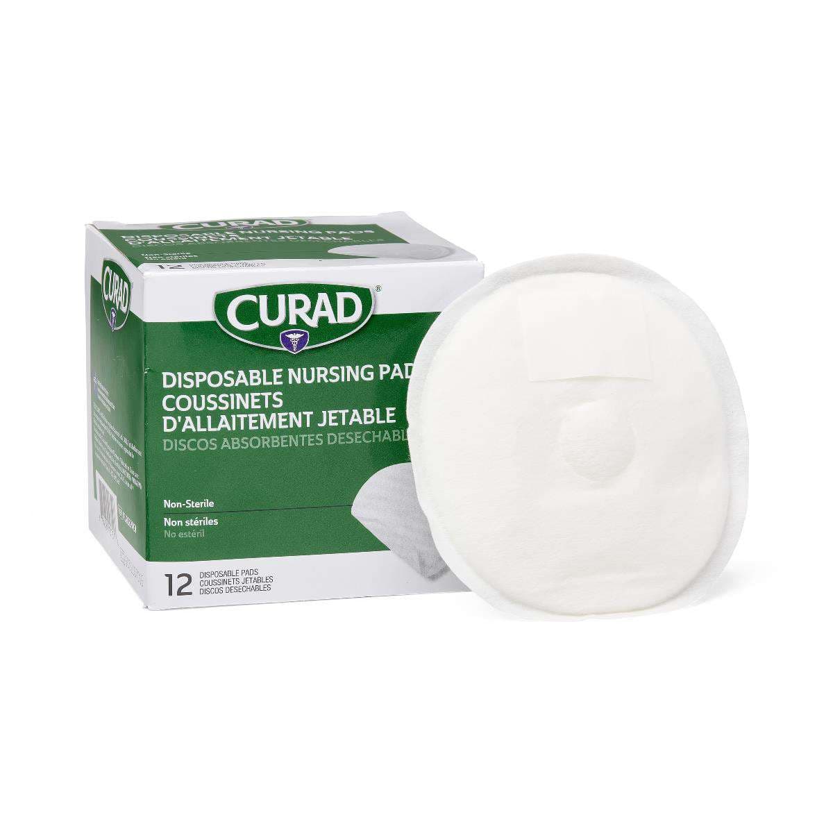 Medline CURAD Disposable Nursing Pad - Box of 12 - Image 1