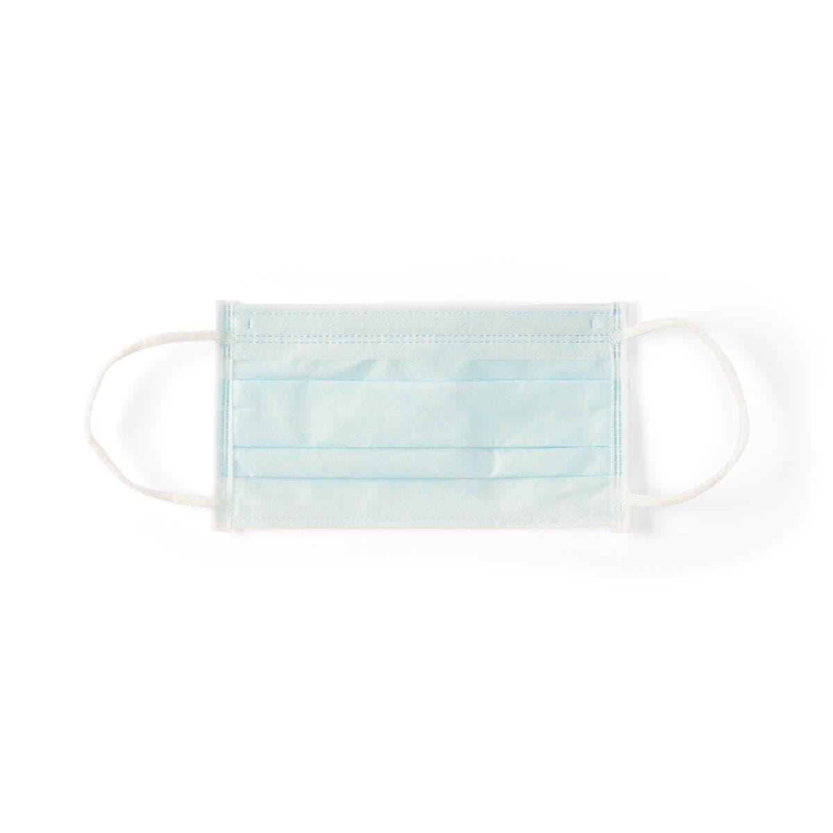 Medline Astm Level 1 Procedure Face Mask with Anti-fog Strip and Ear Loops, Blue
