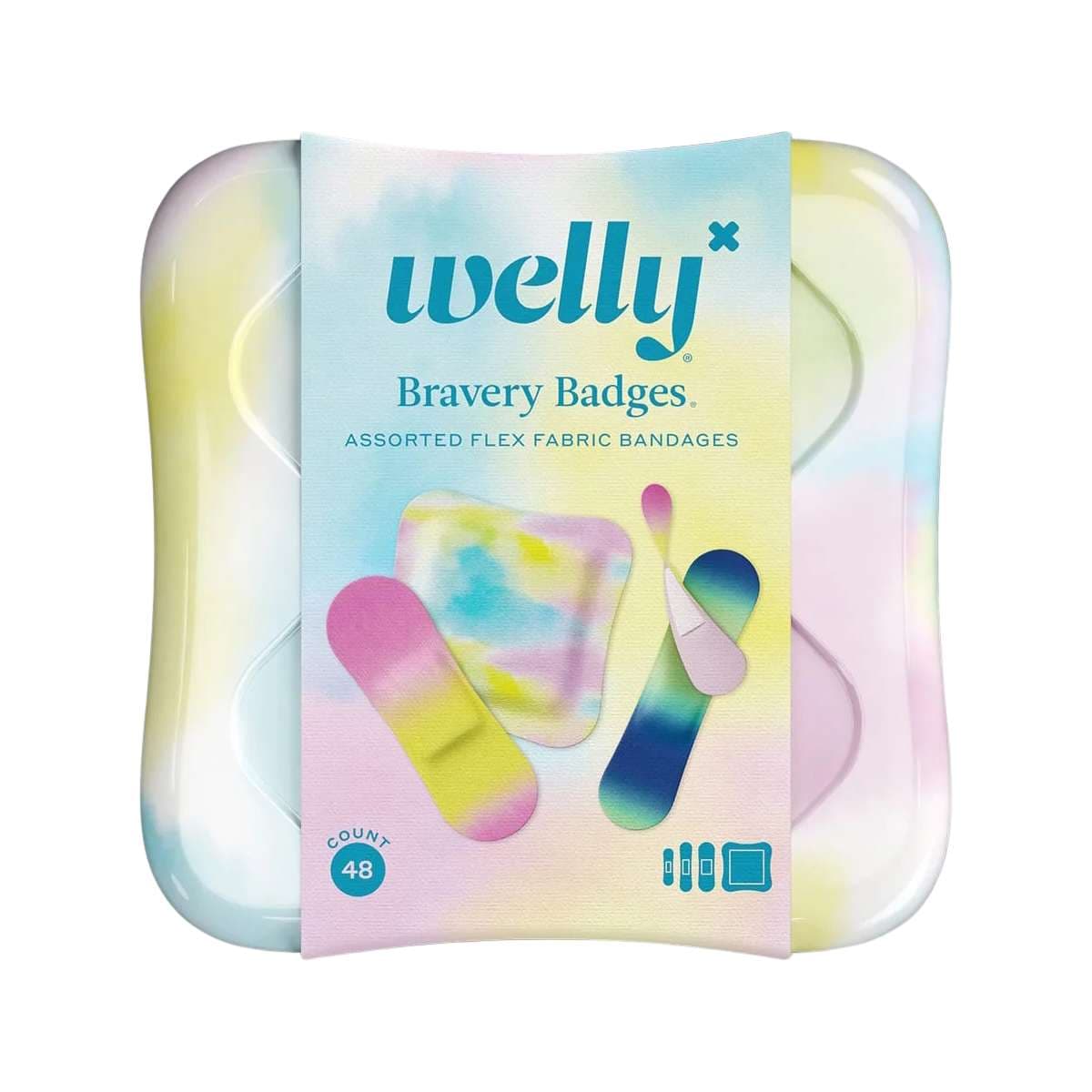 Welly Health Colorwash Adhesive Bandages, 48 ct - Box of 48 - Image 1