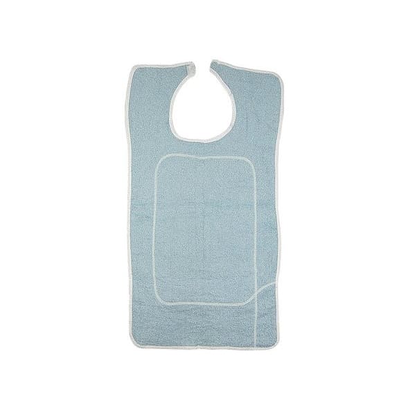 Beck's Classic Reusable Terry Cloth Adult Bib with Snap Closure