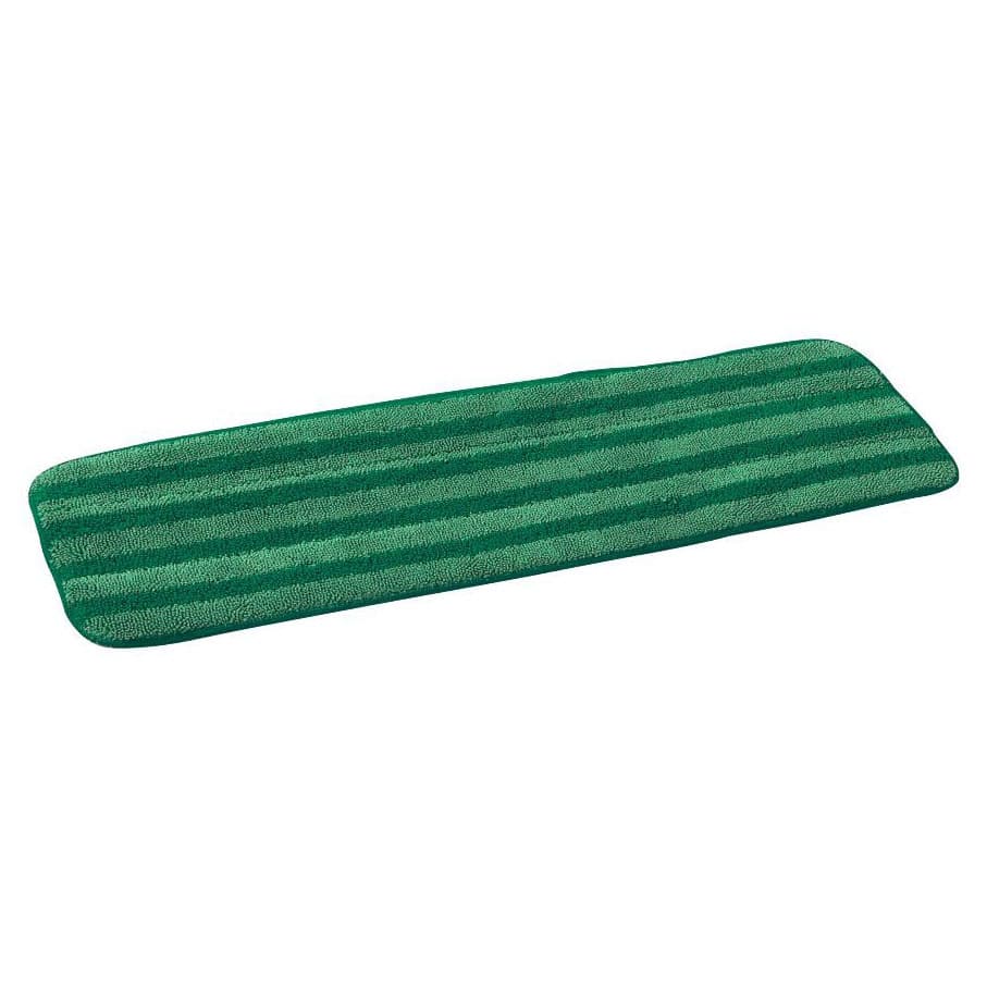 Medline Microfiber Advantage Sweep Wet-Dry Mop Head, Green, 18 Inch - Case of 100