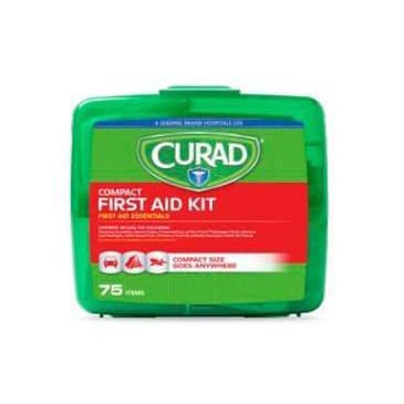 Medline CURAD Compact First Aid Kit, 75 Pieces - Case of 6