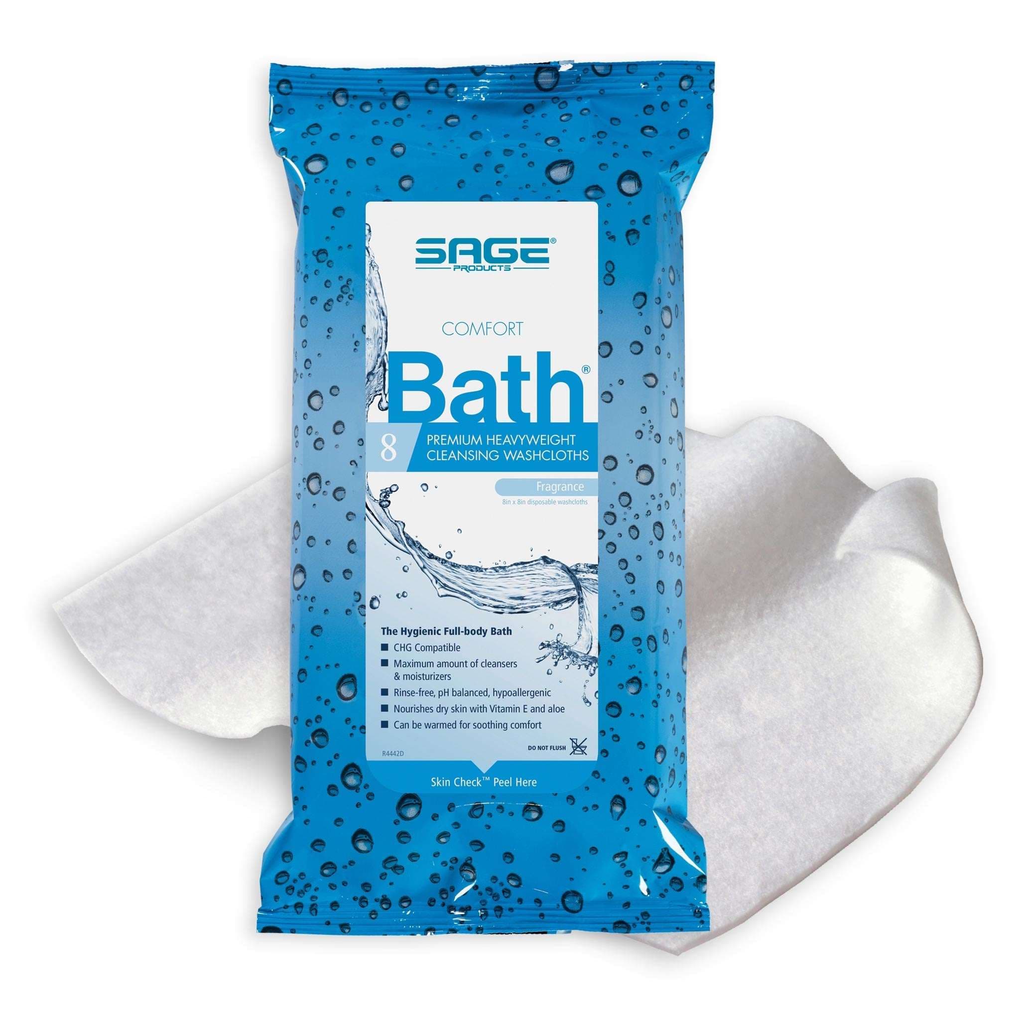 Comfort Bath Cleansing Washcloths