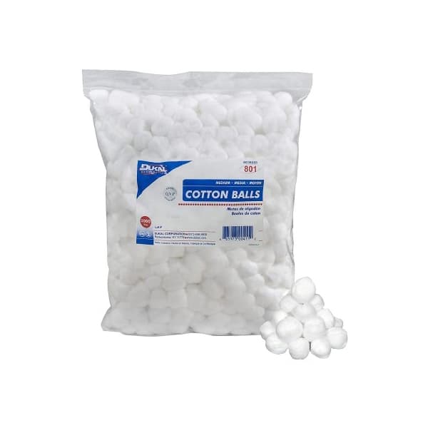Dukal Cotton Balls, Medium, Non-Sterile