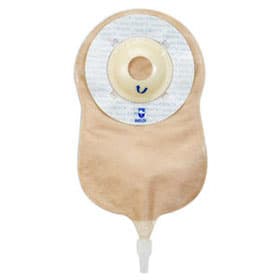 Marlen UltraExtra 1-Piece Urostomy Pouch, Transparent, 1-1/4" x 1-1/2" Opening - Box of 10 - Image 1