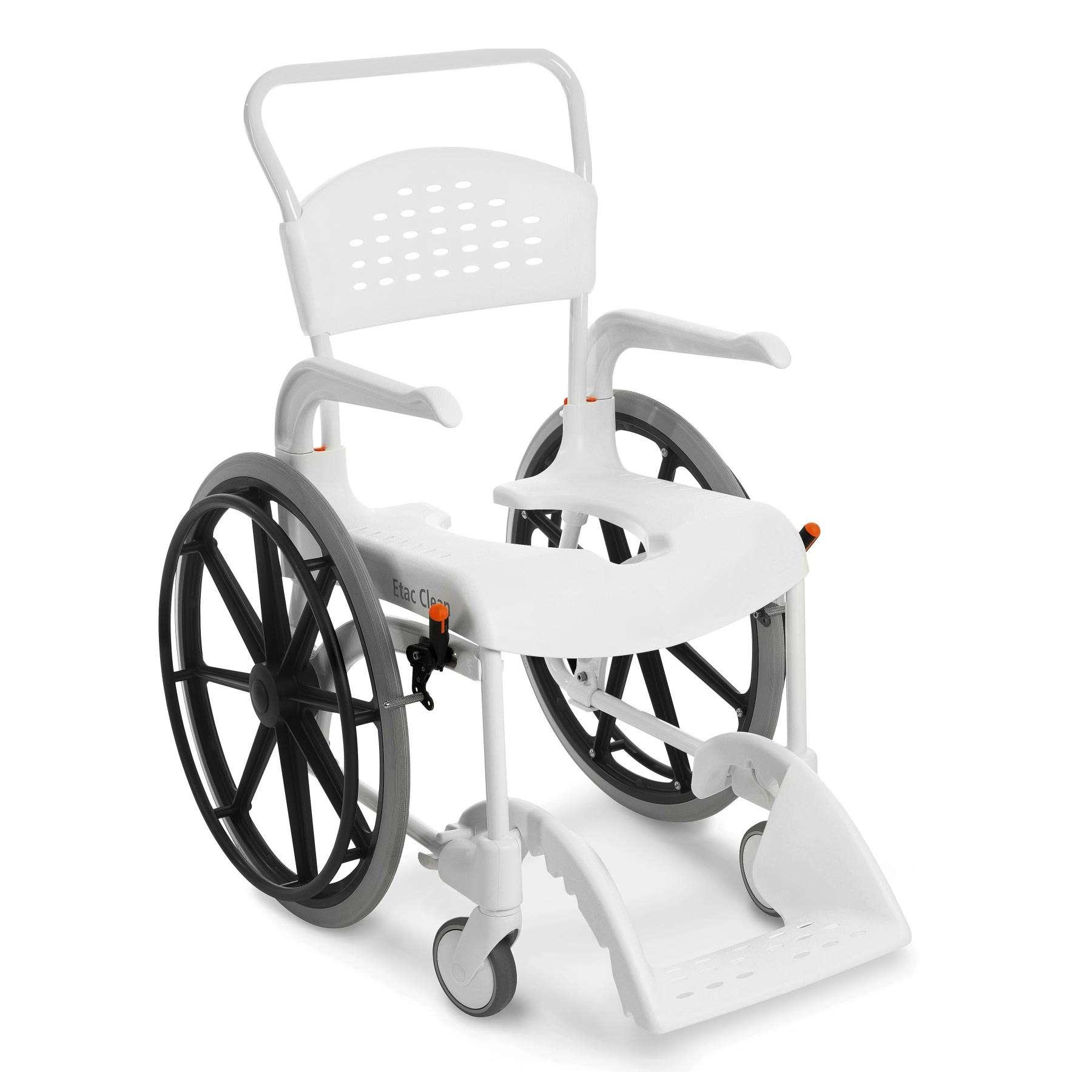 Etac Clean 24" Self Propelled Shower Commode Chair