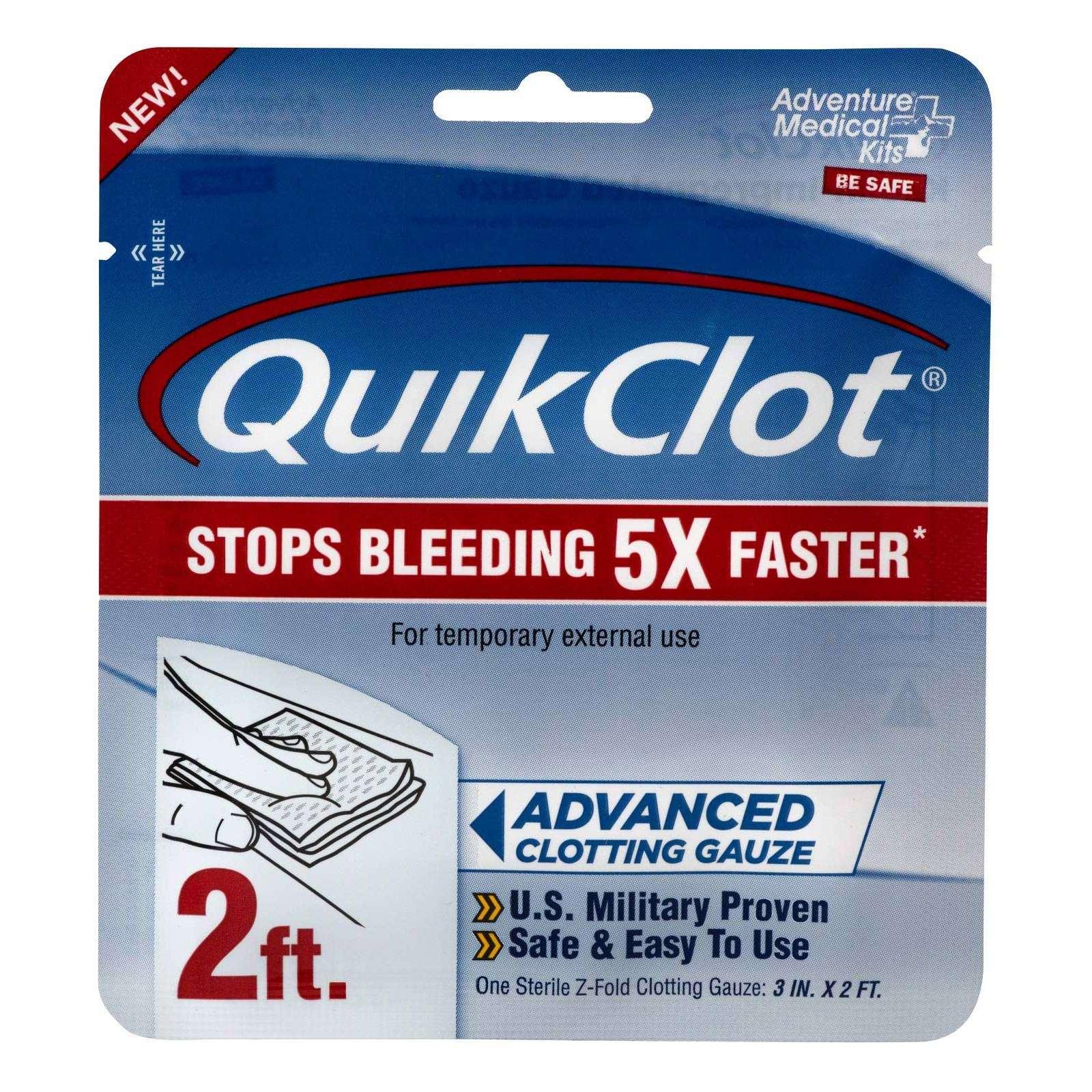 Quikclot Advanced Clotting Gauze