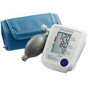 A&D Medical One-Step Plus Memory Blood Pressure Monitor with Small Cuff and AC Adapter