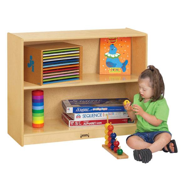 Jonti-Craft straight-shelf storage