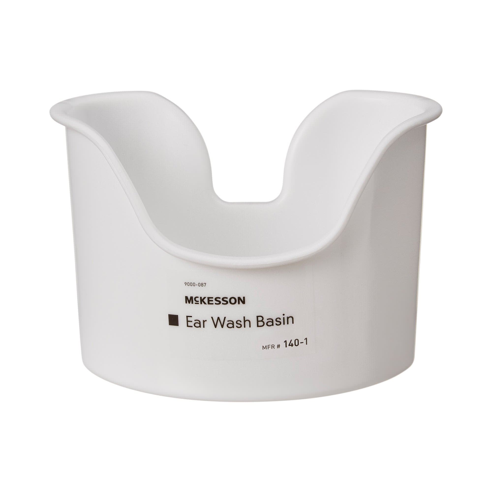McKesson Ear Basin White Kidney NonSterile Reusable