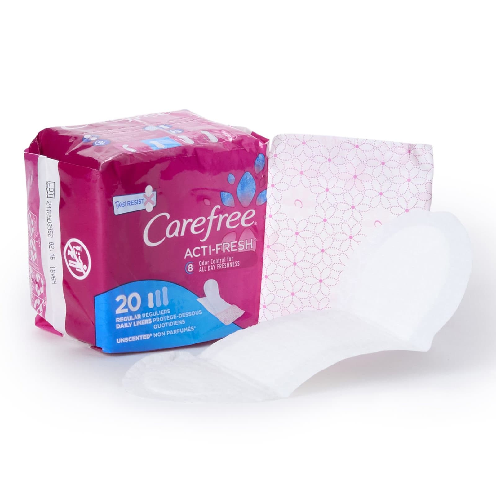 Carefree actifresh Panty Liner, Regular Absorbency - Image 2