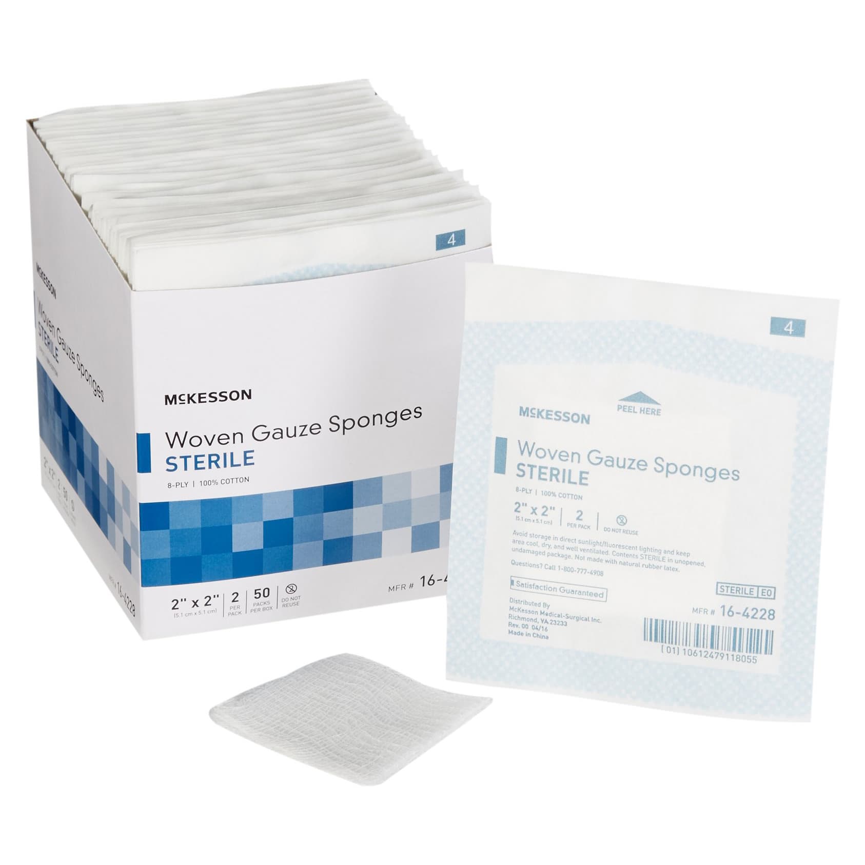 McKesson Sterile Gauze Sponges - Image 1
