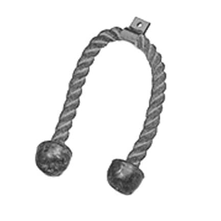 CanDo Chest Weight Pulley System Accessories, Triceps rope with rubber ends - Image 1
