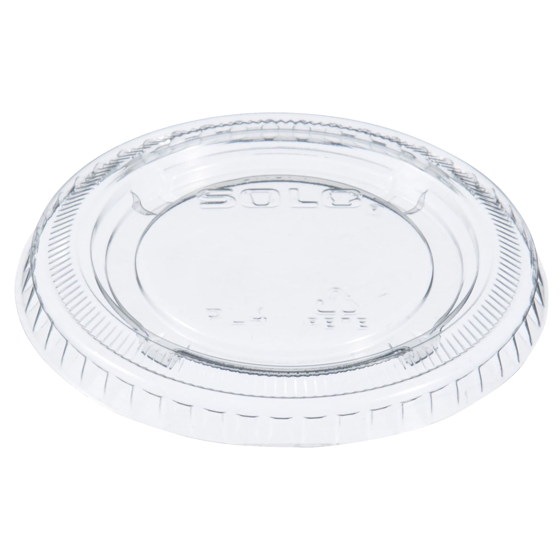 Solo Clear Plastic Disposable Souffle Cup Lid