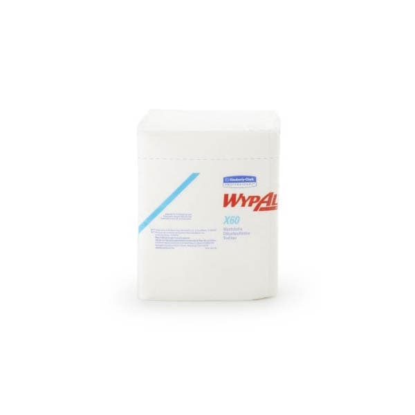 WypAll X60 Task Wipe, 10 x 12-1/2 Inch - Case of 560 - Image 1