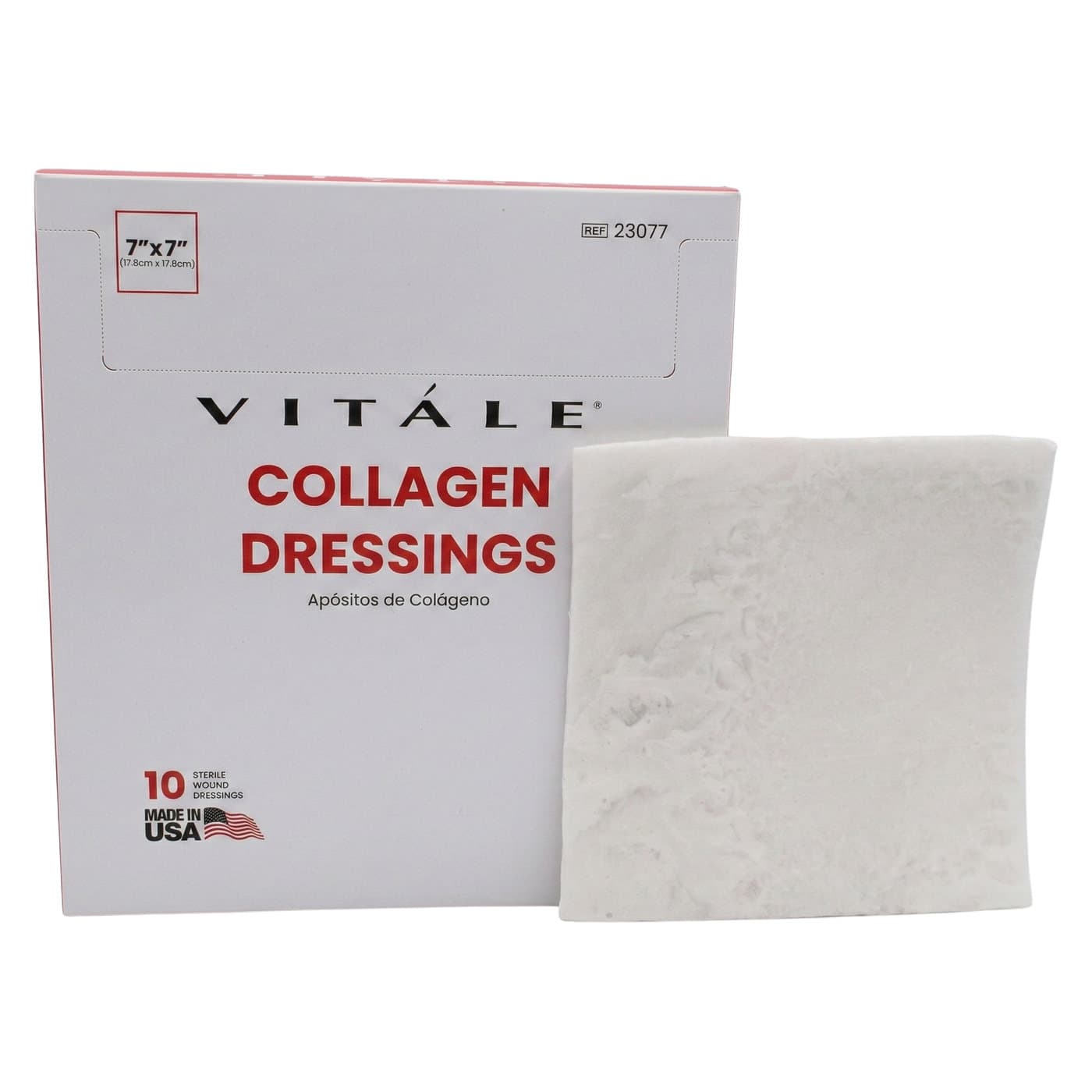 Cellera Vitale Ovine Collagen Dressings, 7 x 7 Inch