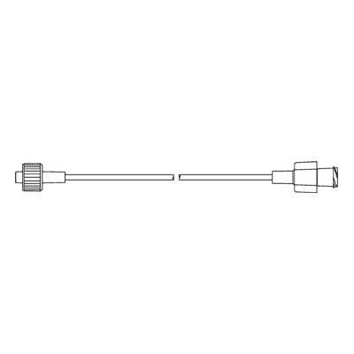 Mini-Vol Micro Bore Pump Extension Set without Port, Sterile - Case of 50 - Image 1