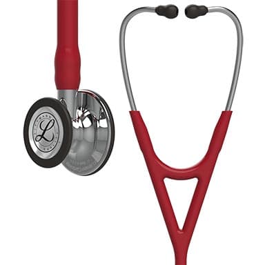 3M Littmann Cardiology IV Stethoscope, Stainless Steel Chestpiece, 27" Tube, Burgundy - Image 1