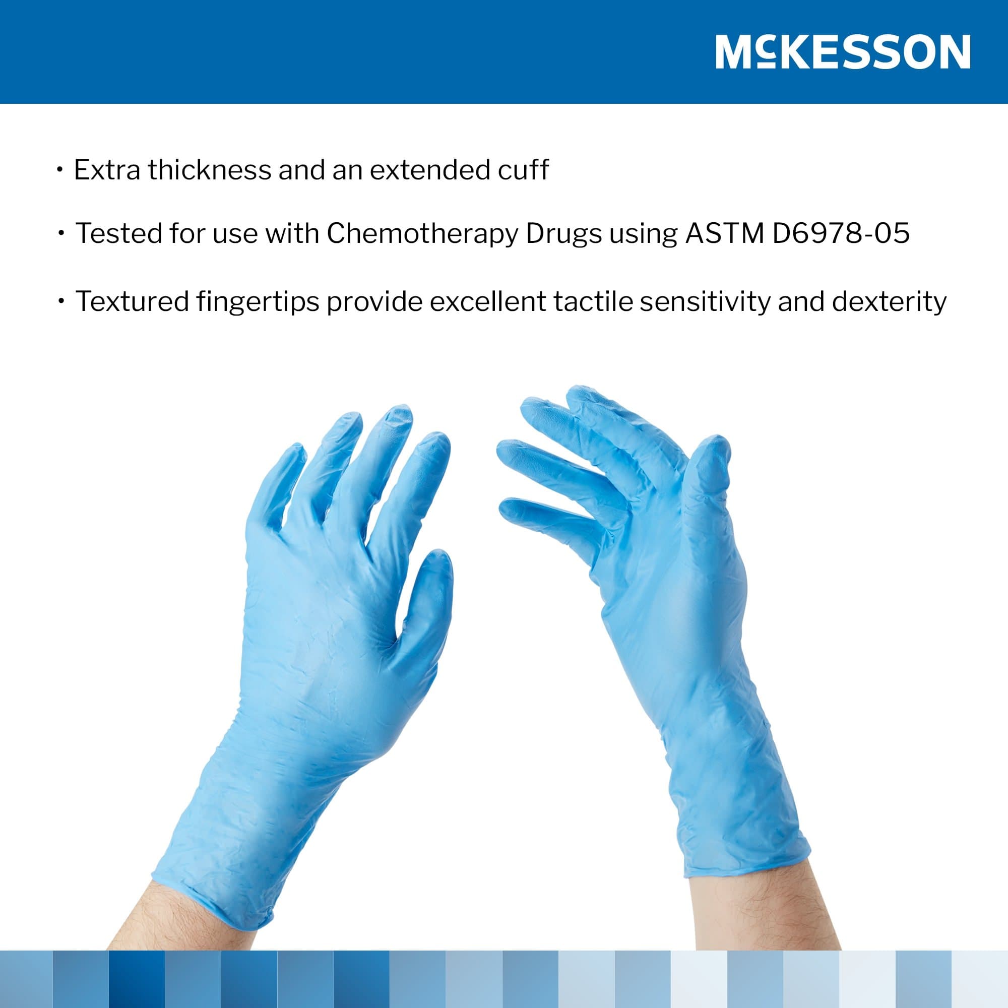 McKesson Confiderm 6.5CX Nitrile Powder Free Exam Gloves - Image 3