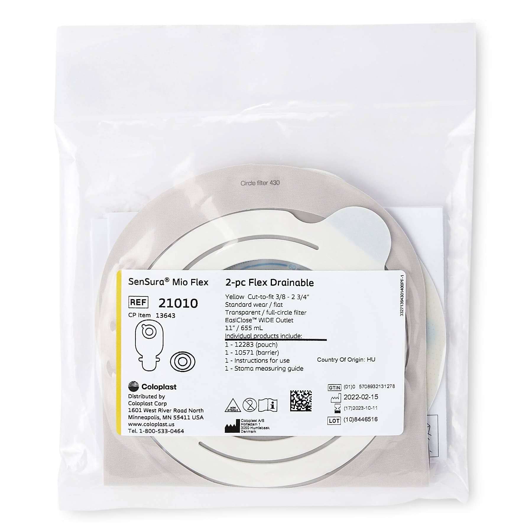 SenSura Mio Flex MAXI Drainable Pouch Single Use Kit - Box of 5 - Image 2