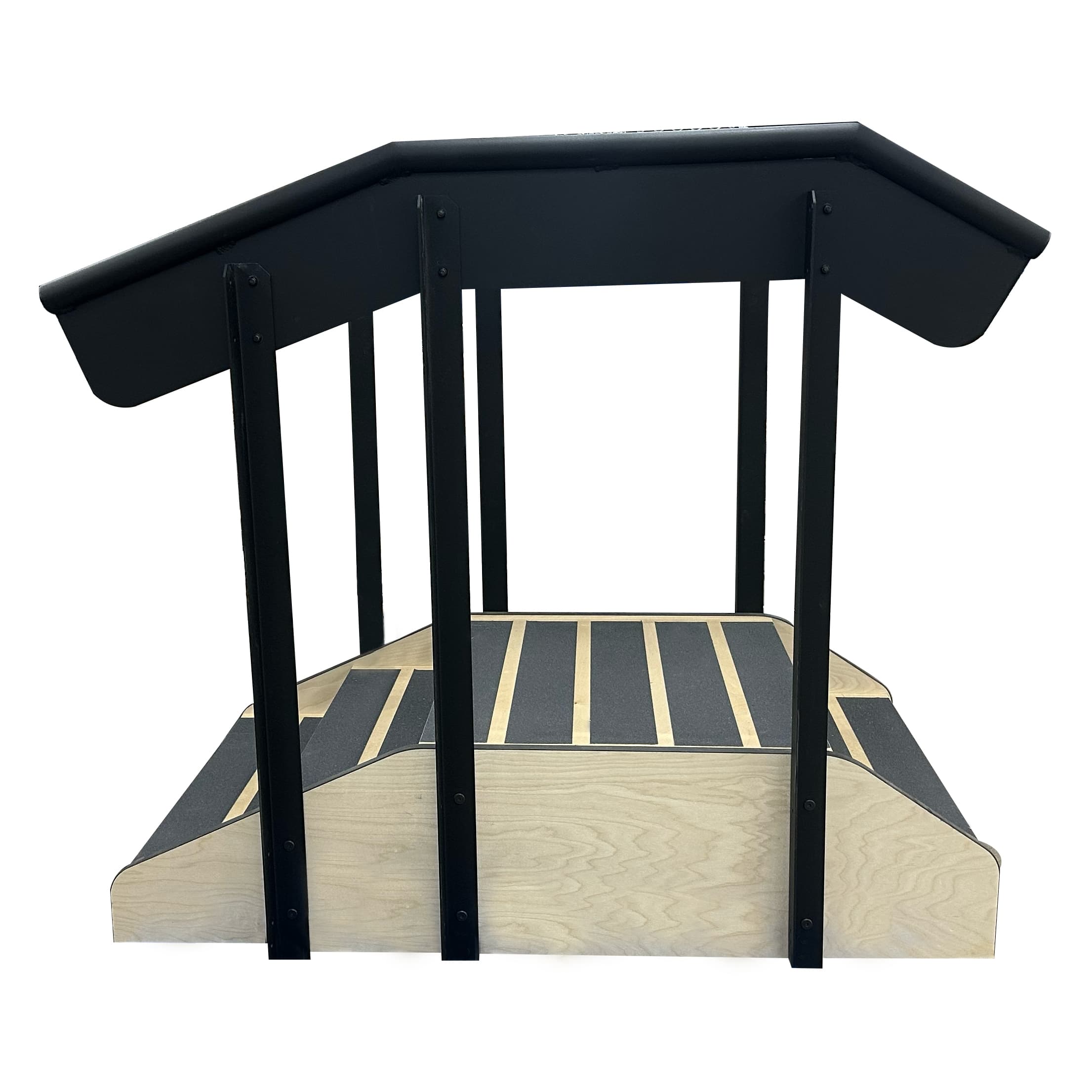 Pass Through Staircase with safety handrails