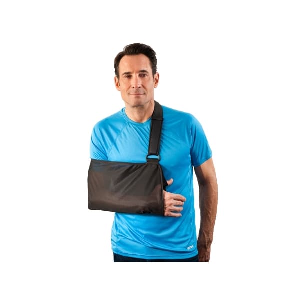 Breg Essential Shoulder Sling Black D-Ring Envelope, 8-1/2 x 15 Inch to 32 Inch Strap Length, Medium - Each - Image 1