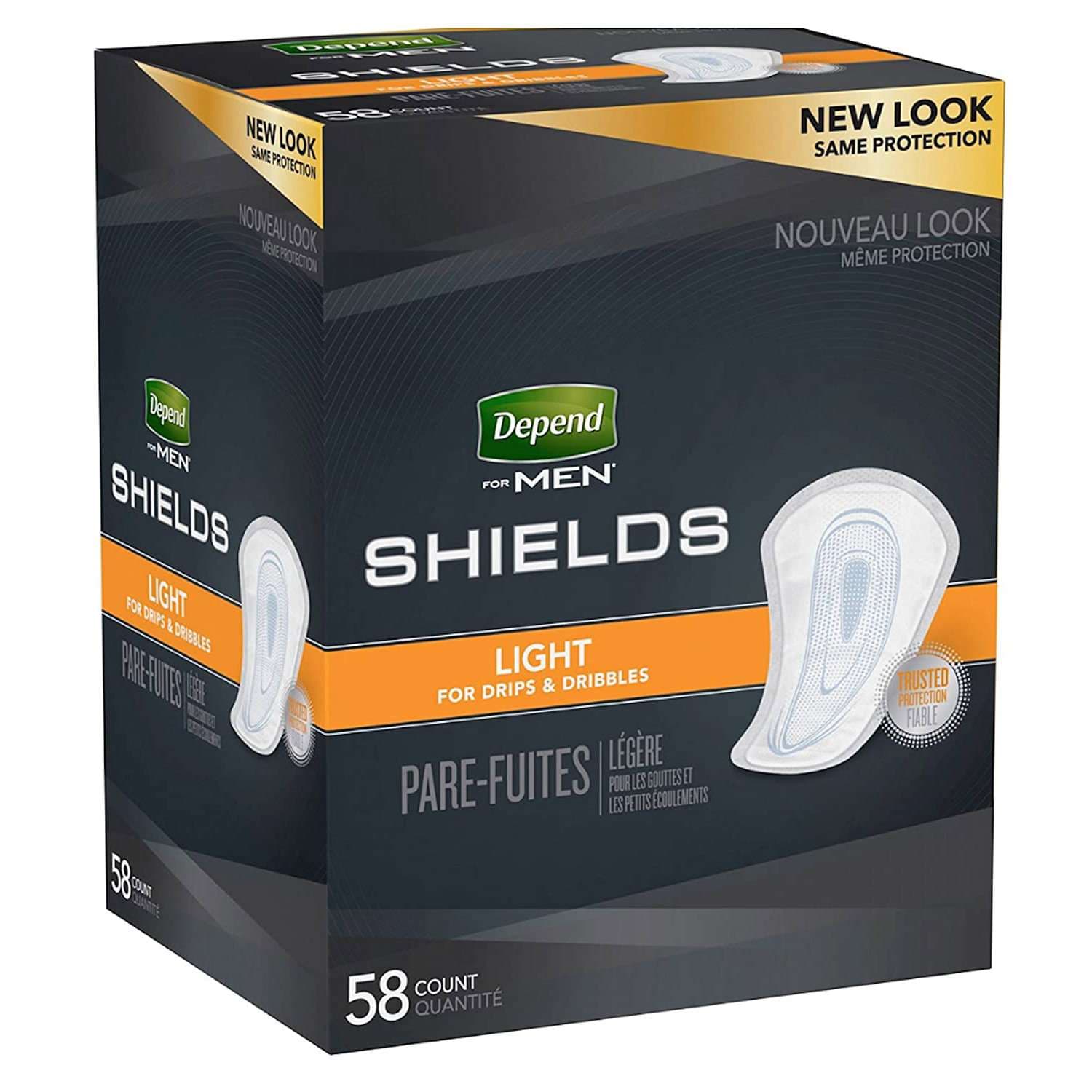 Depend Incontinence Shields for Men - Case of 174 - Image 1
