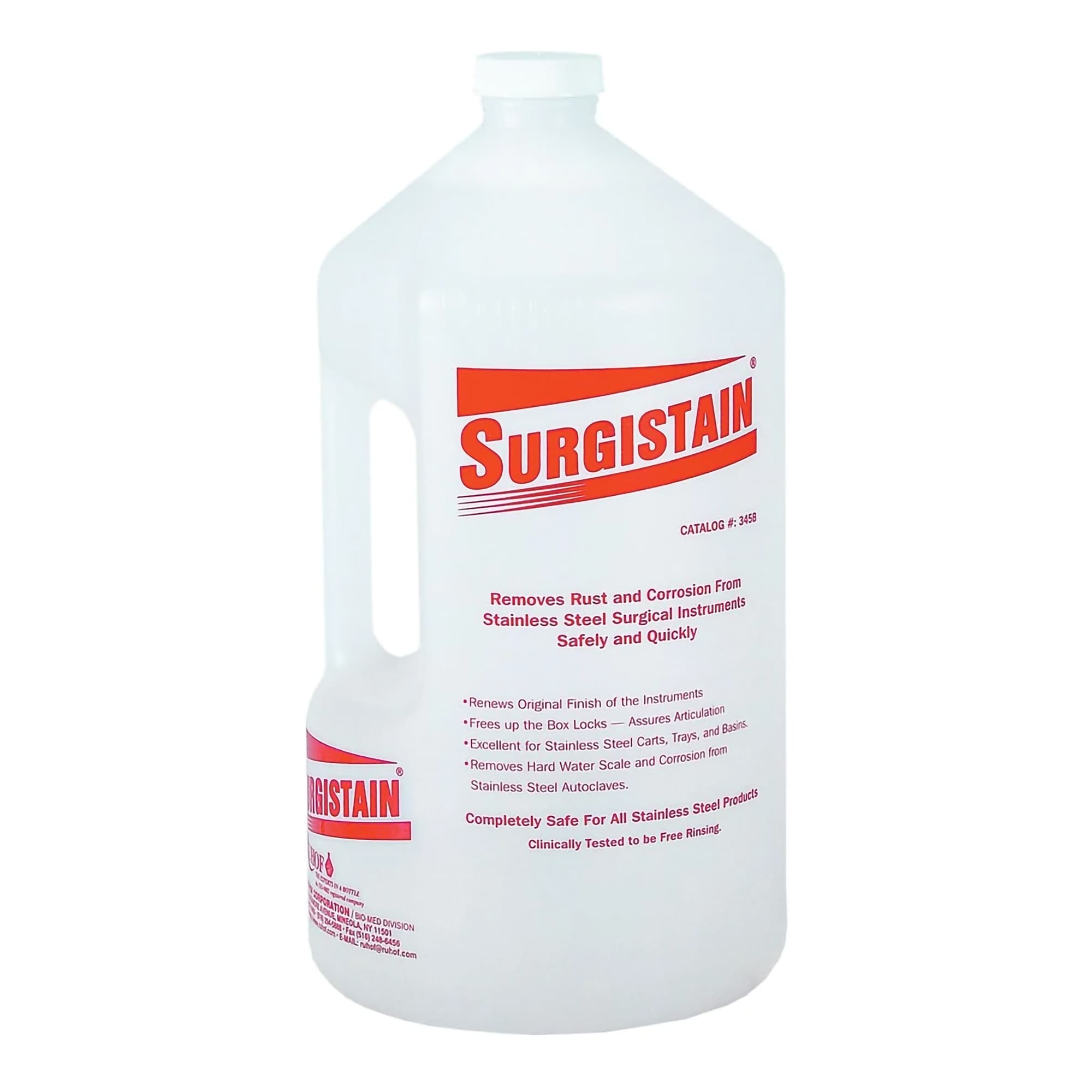 Surgistain Instrument Rust and Stain Remover, 1 Gallon