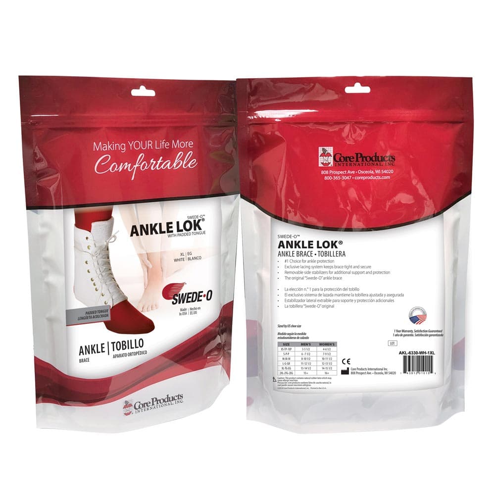 Swede-O Ankle Lok Brace Padded Tongue - Image 7