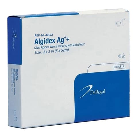 Algidex Ag+ Antimicrobial Wound Dressing with Foam Back