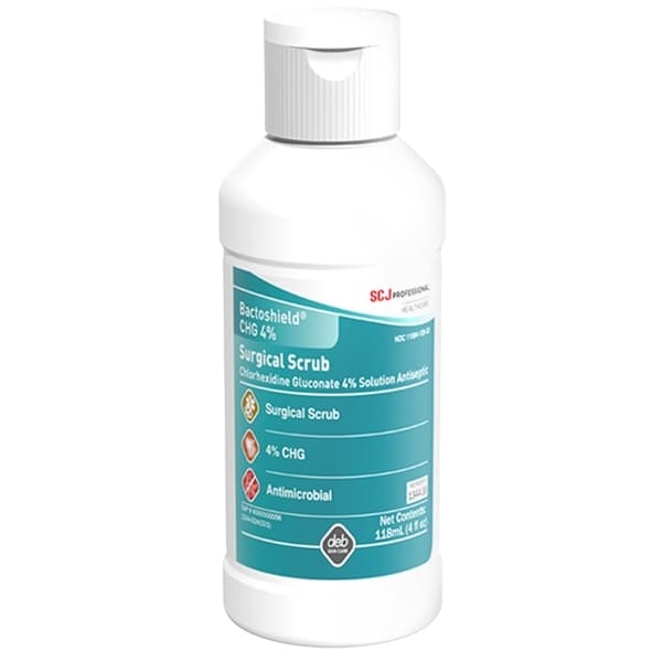 Bactoshield Surgical Scrub Solution Liquid, Bottle, 4% Strength, 4 oz - Case of 48 - Image 1