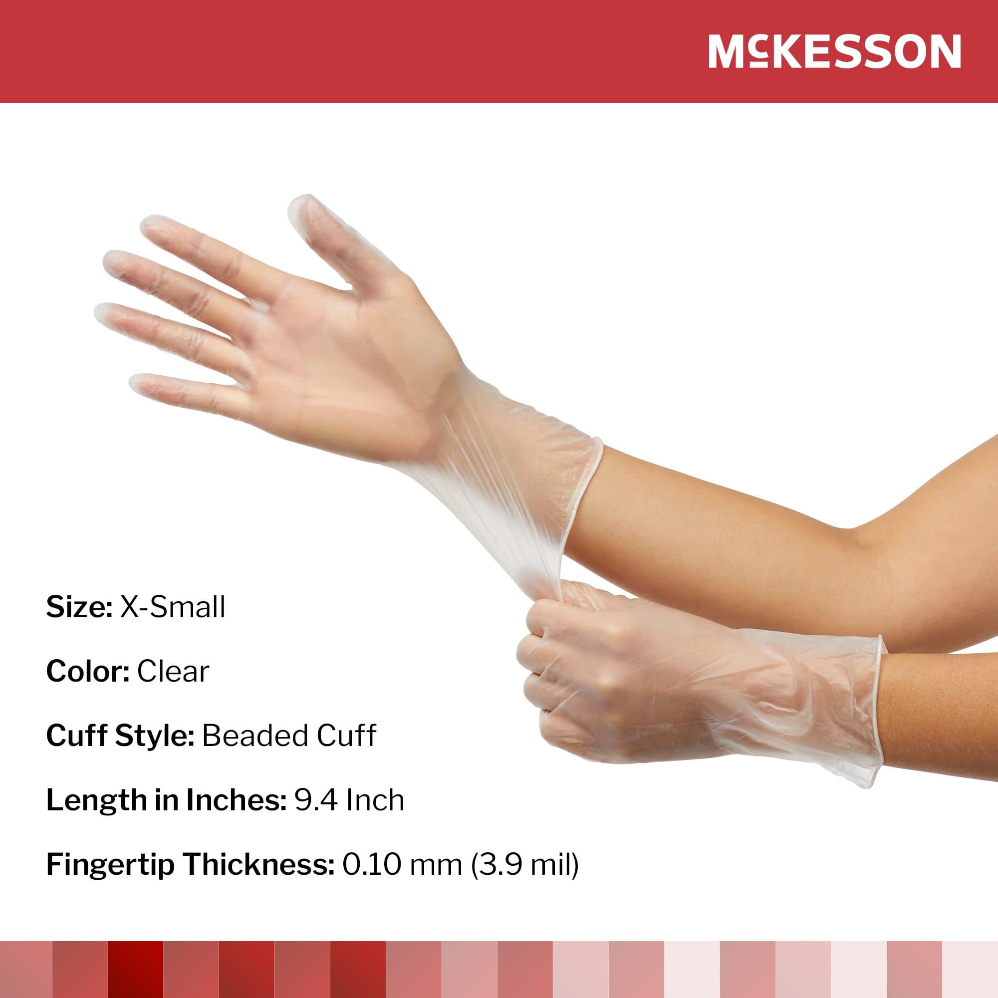 Mckesson Vinyl Powder Free Exam Gloves - Image 2