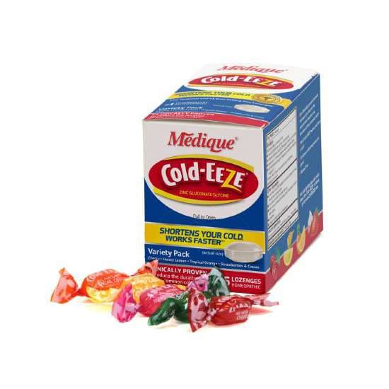 Medique Cold and Cough Relief Lozenge, 13.3 mg - Image 1