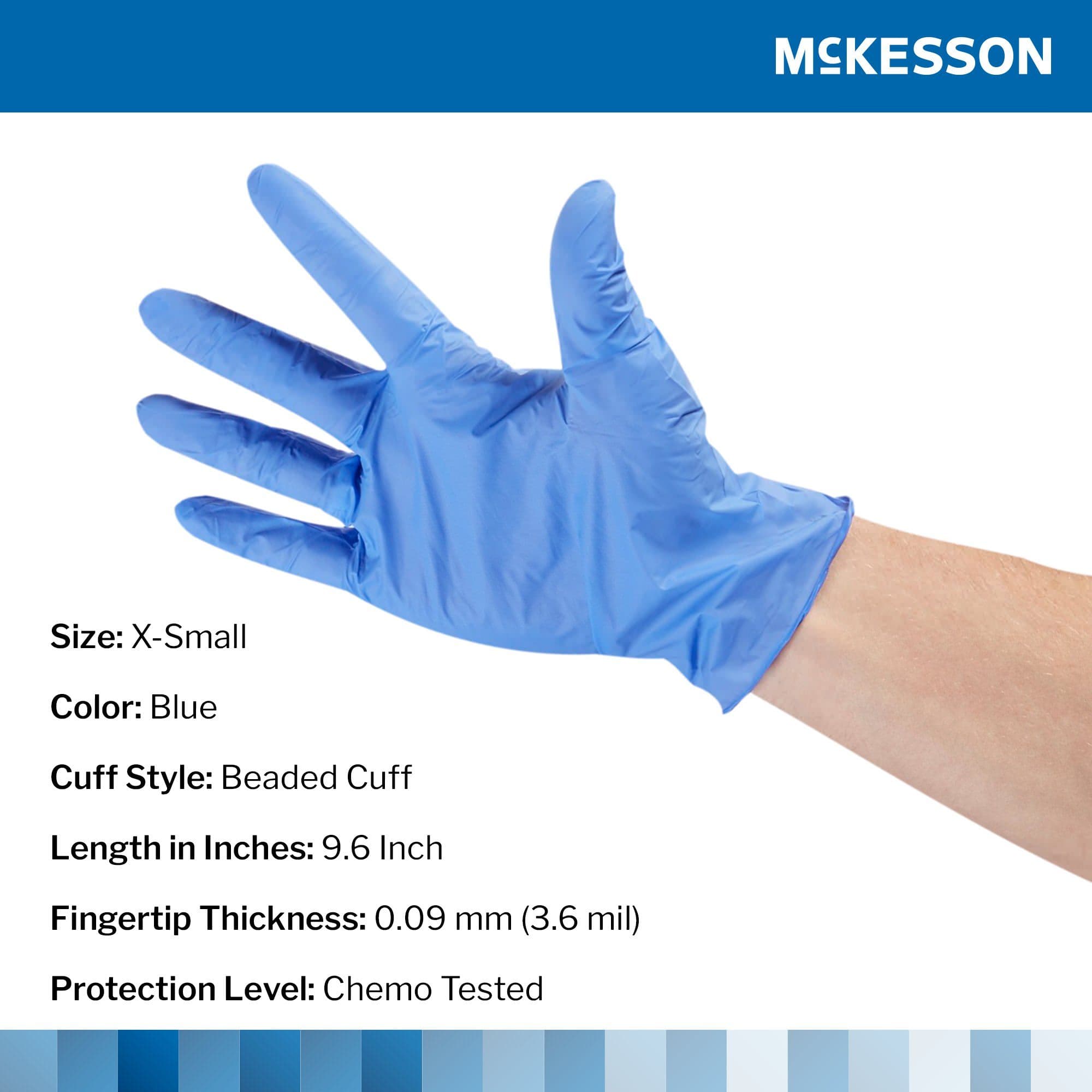 McKesson Confiderm 3.5C Nitrile Powder Free Exam Gloves - Image 2