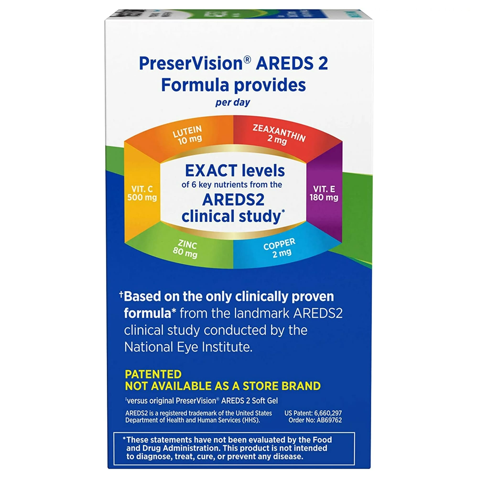 Preservision Areds 2 Eye Vitamin Supplement Capsule - Bottle of 120 - Image 2