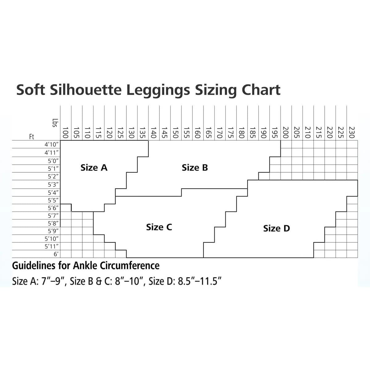 Sigvaris Womens Soft Silhouette Leggings - Image 2