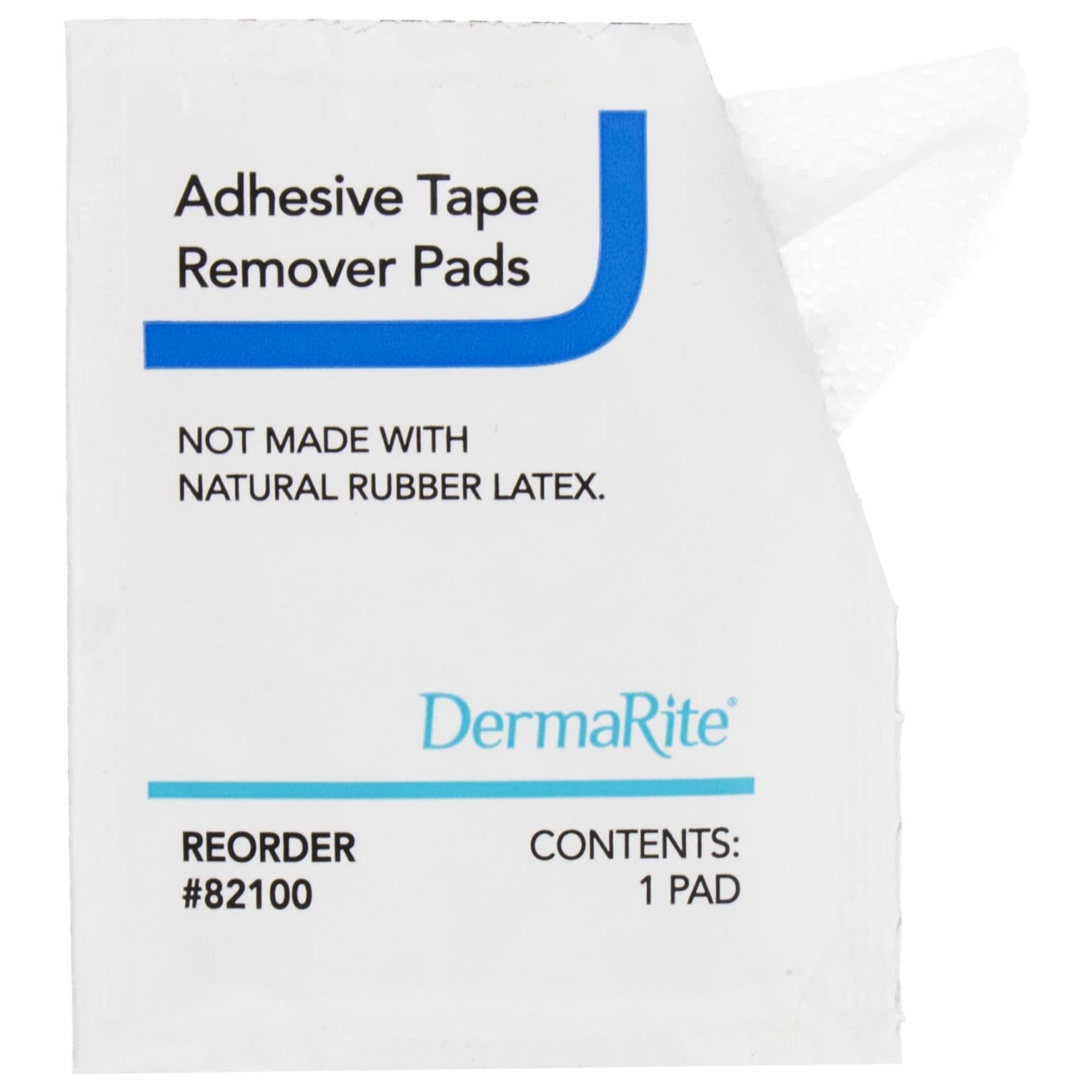 DermaRite Adhesive Tape Remover Pads - Box of 100 - Image 3