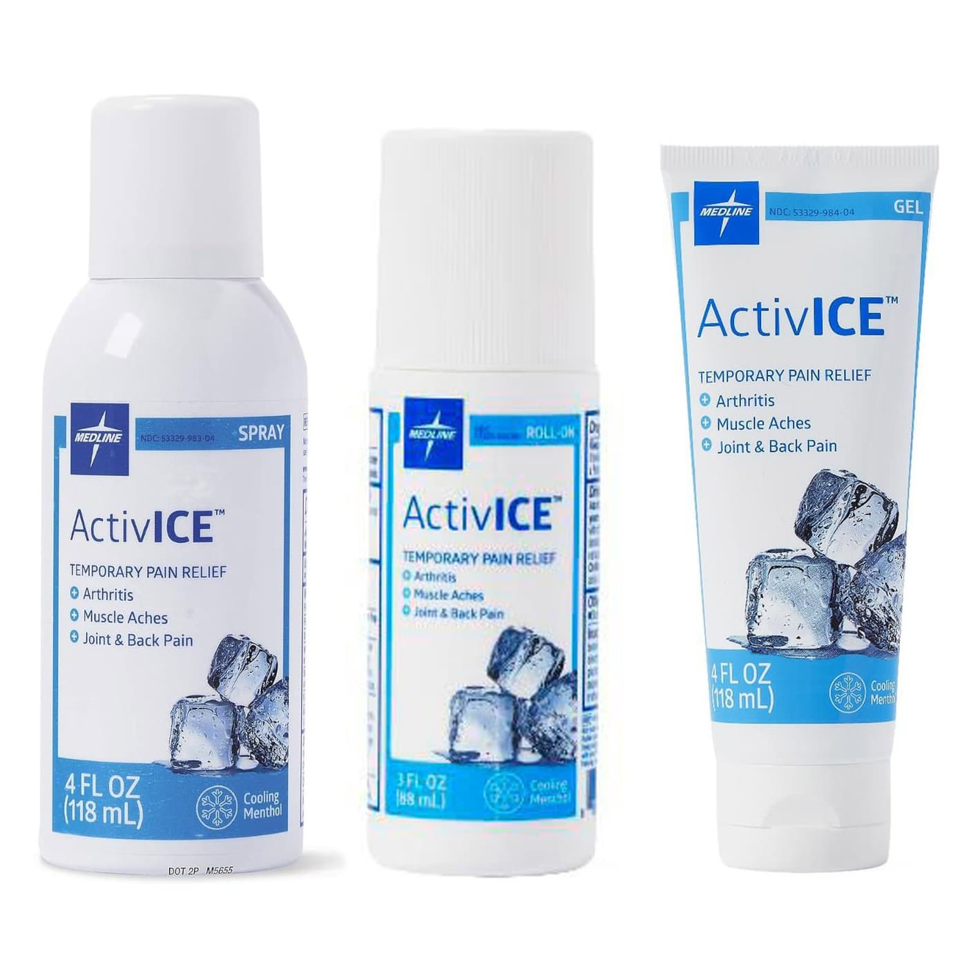Medline Ironman ActivICE Topical Pain Reliever - Image 1