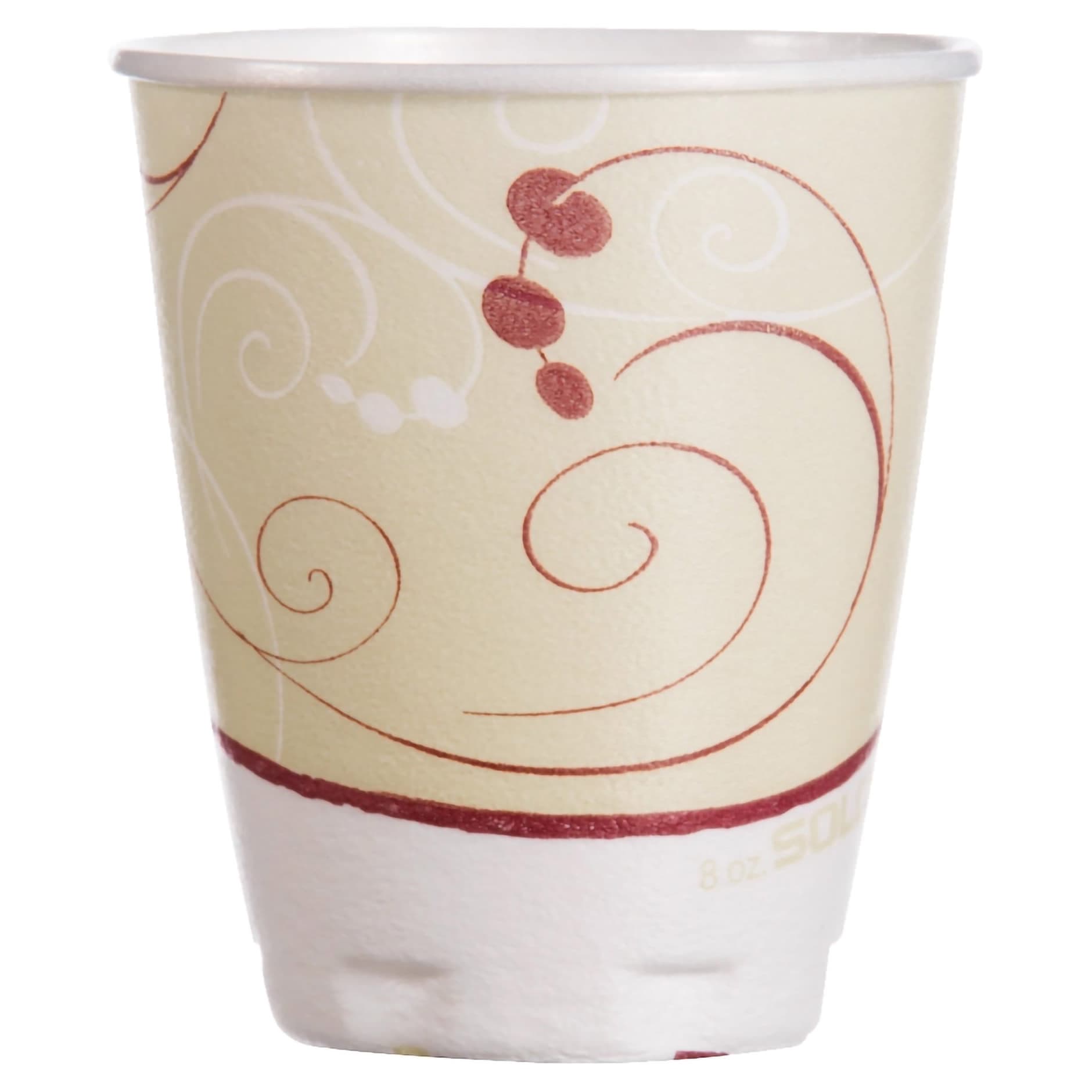 Trophy Plus Symphony Print Disposable Drinking Cup, 8 oz