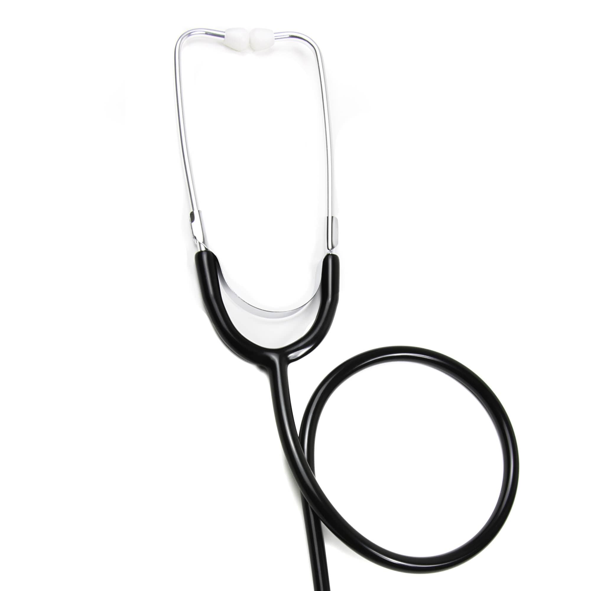 Basic Classic Stethoscope Black 1-Tube Single Lumen Adult - Image 2