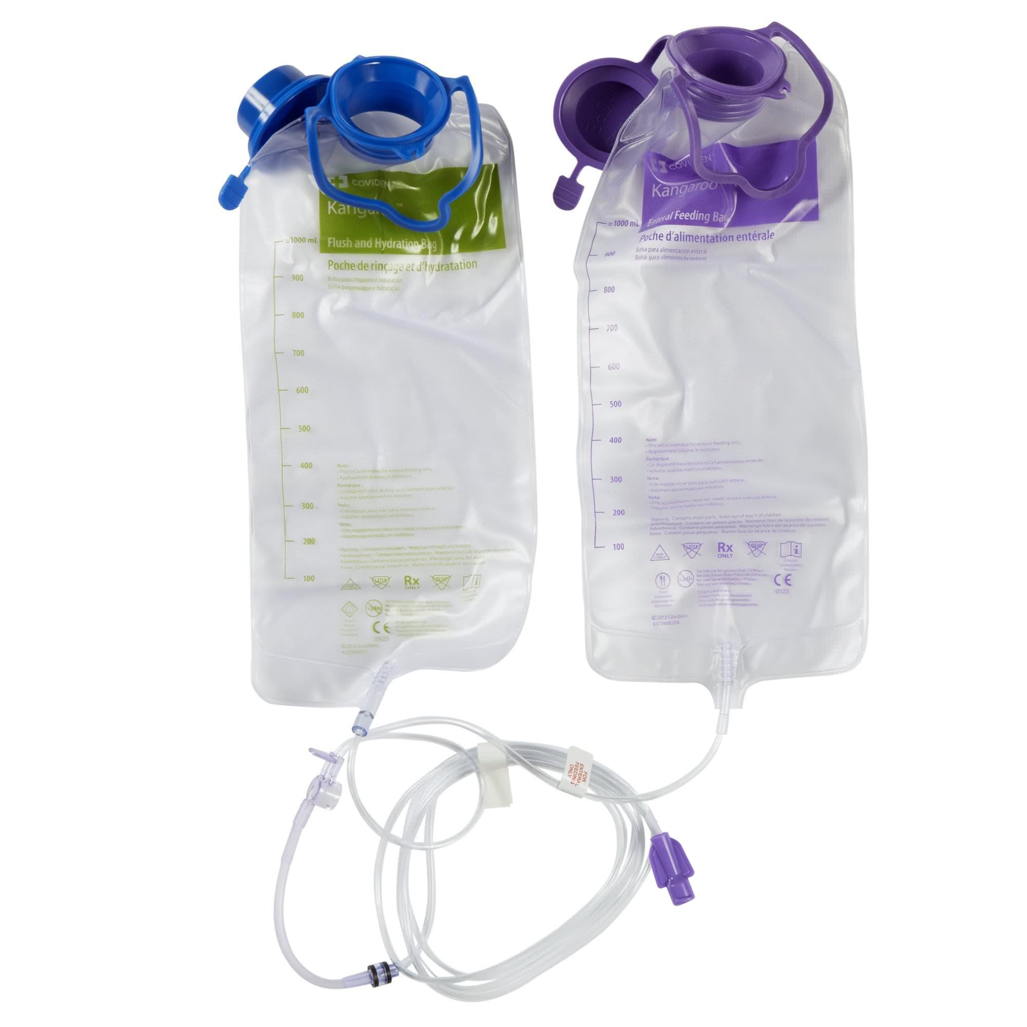 Kangaroo ePump Enteral Feeding Set with Flush Set