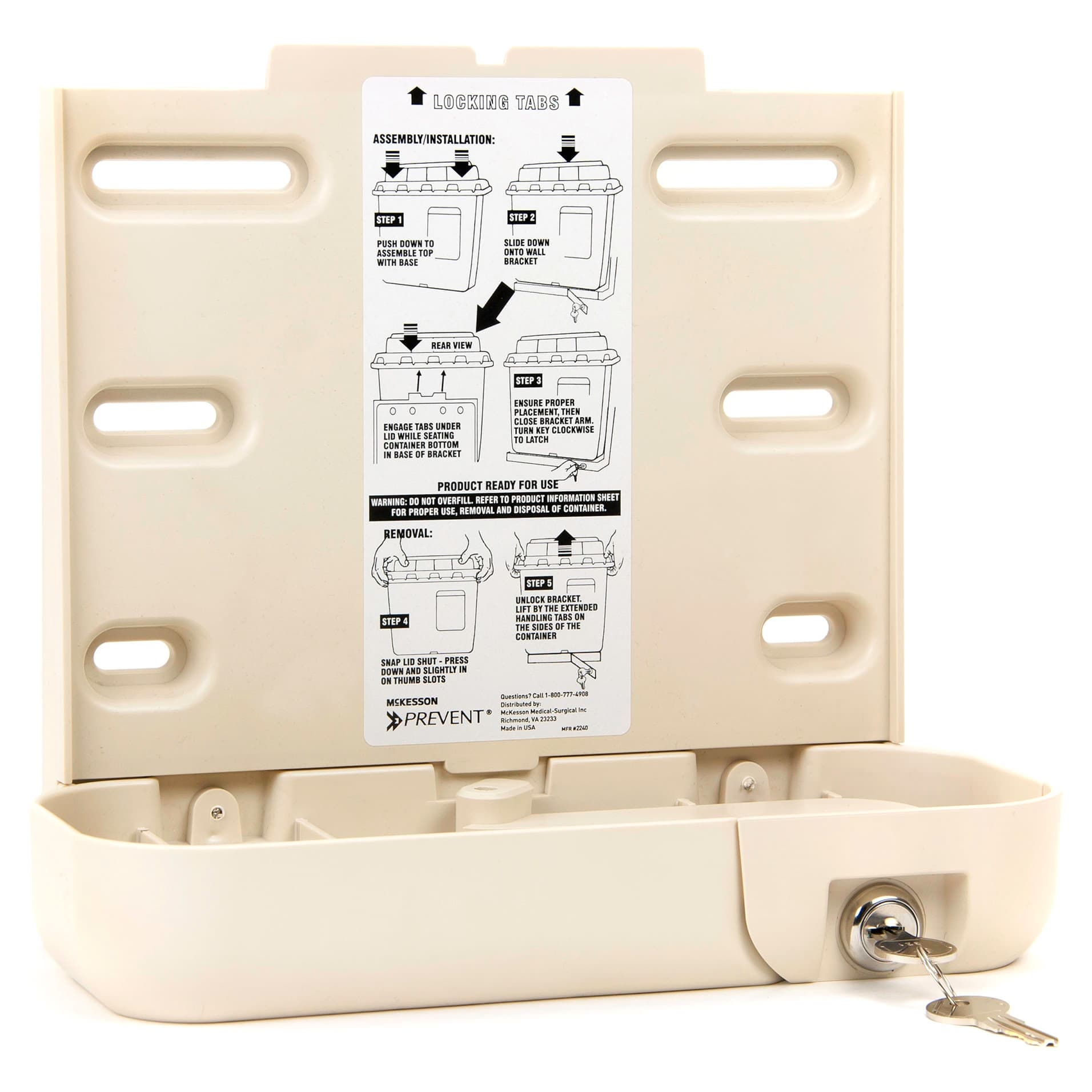 McKesson Prevent Sharps Collector Bracket