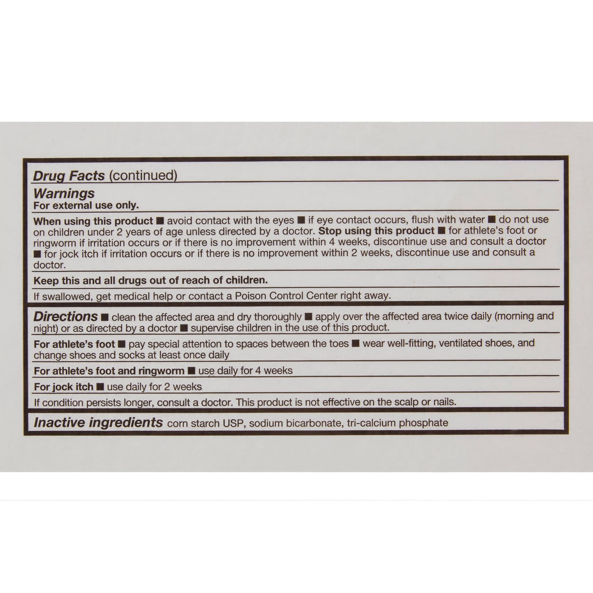 Coloplast Micro-Guard Antifungal Powder with 2% Miconazole Nitrate - Image 3