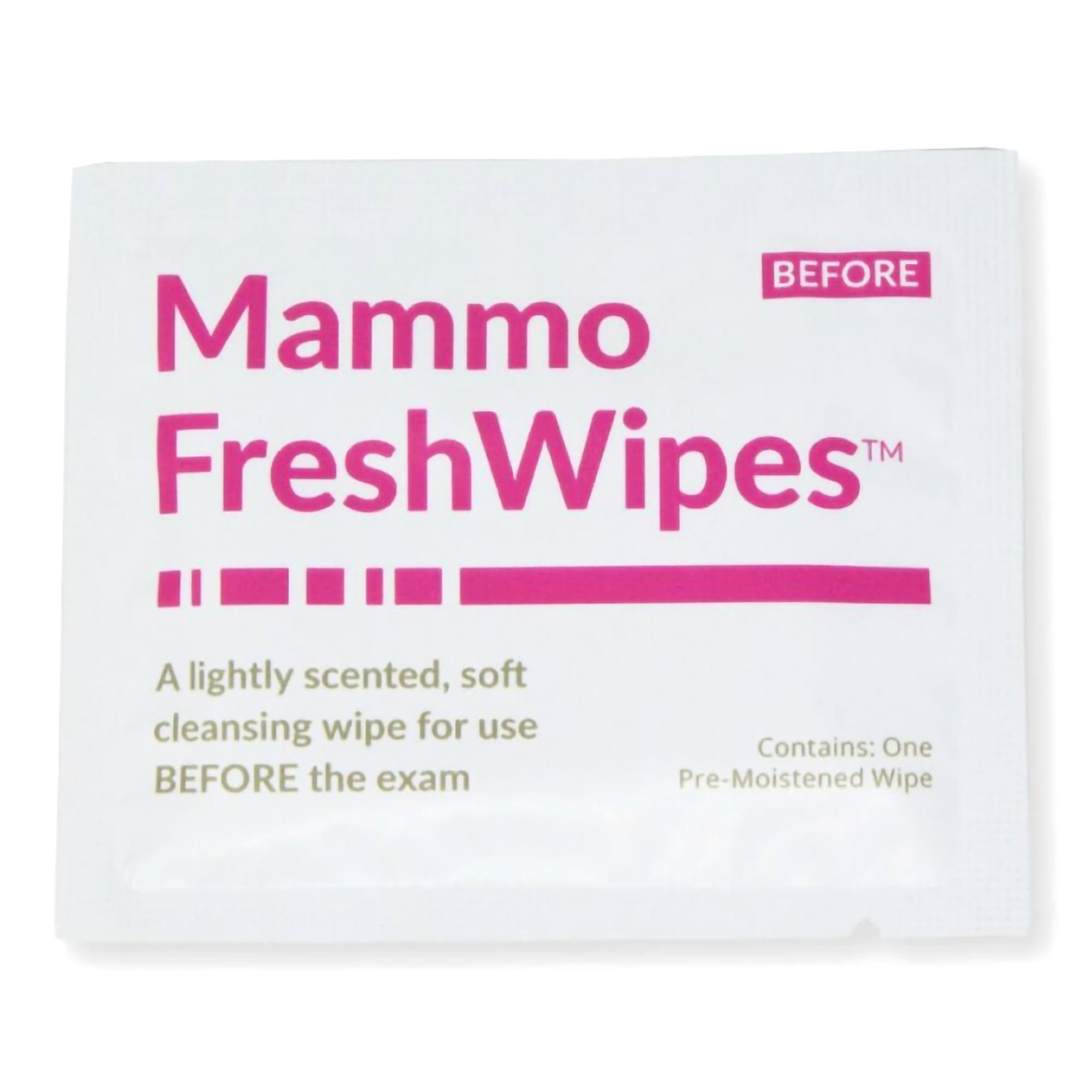 FreshWipes Mammography Patient Wipes - Image 1