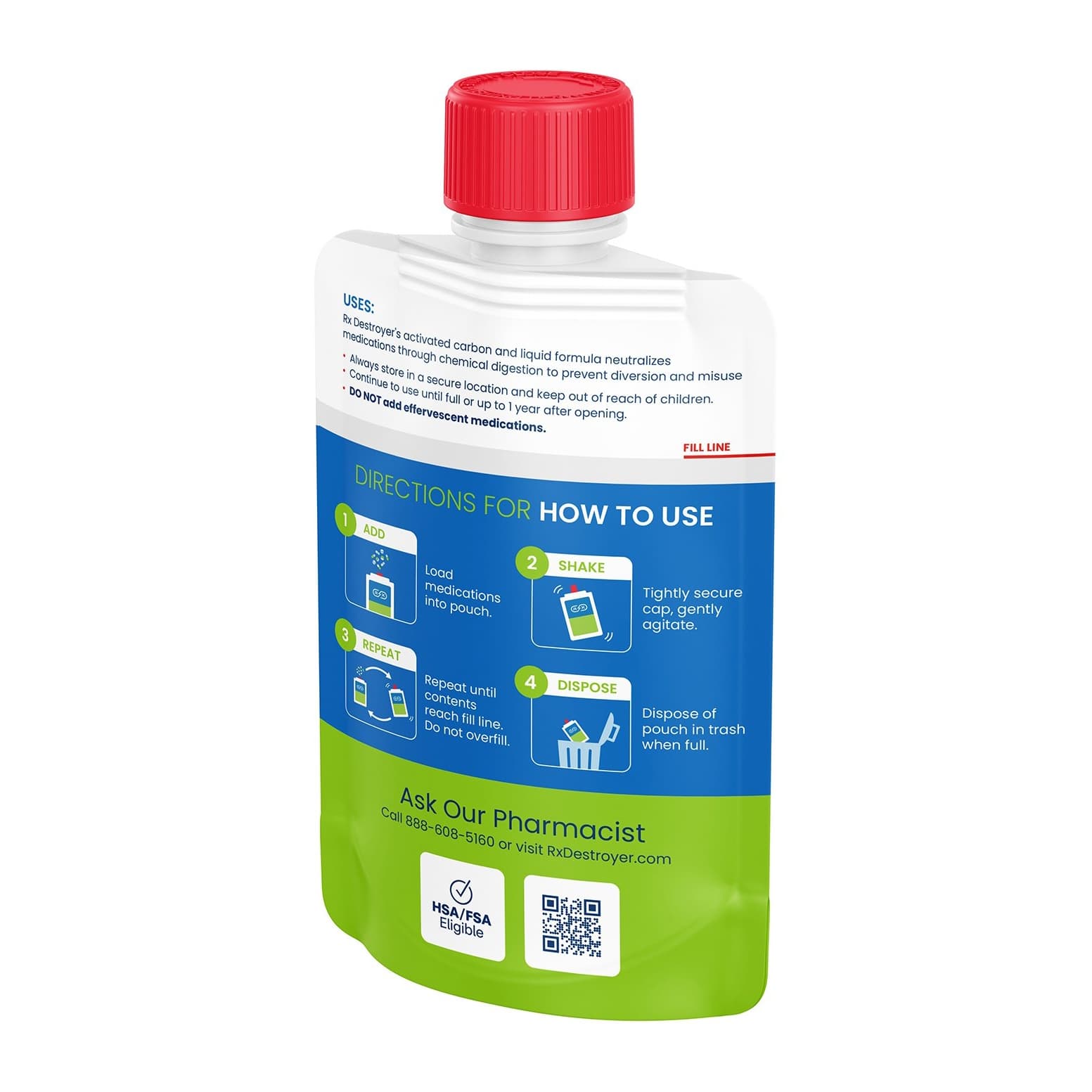 Rx Destroyer All-Purpose Drug Disposal Pouch - Image 2