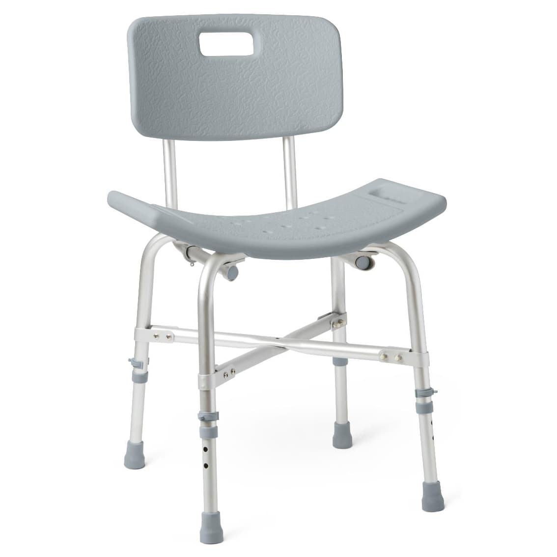 Medline Bariatric Shower Chair with Backrest and Reinforced Frame