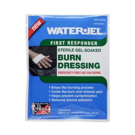 Water-Jel Burn Dressing Off White Pad Rectangle Sterile
