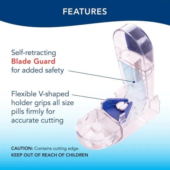 Apex Medical Ultra Pill Splitter, 1-2/5 x 1-3/4 x 3-2/5 Inch - Image 3